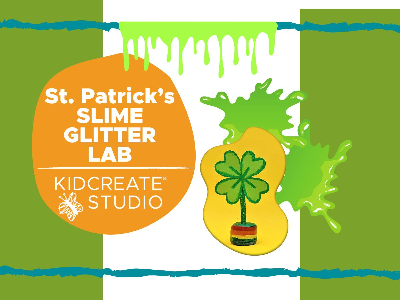 No School Day/ St. Patrick's Day- Slime Lab Glittery Rainbow (4-10Y)